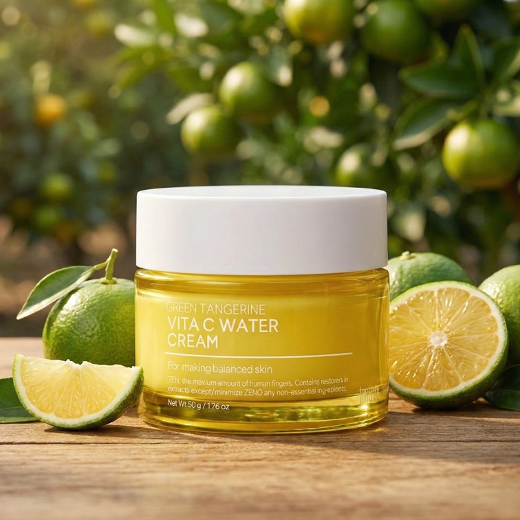 Tenzero Green Tangerine Vita C Water Cream - 50g