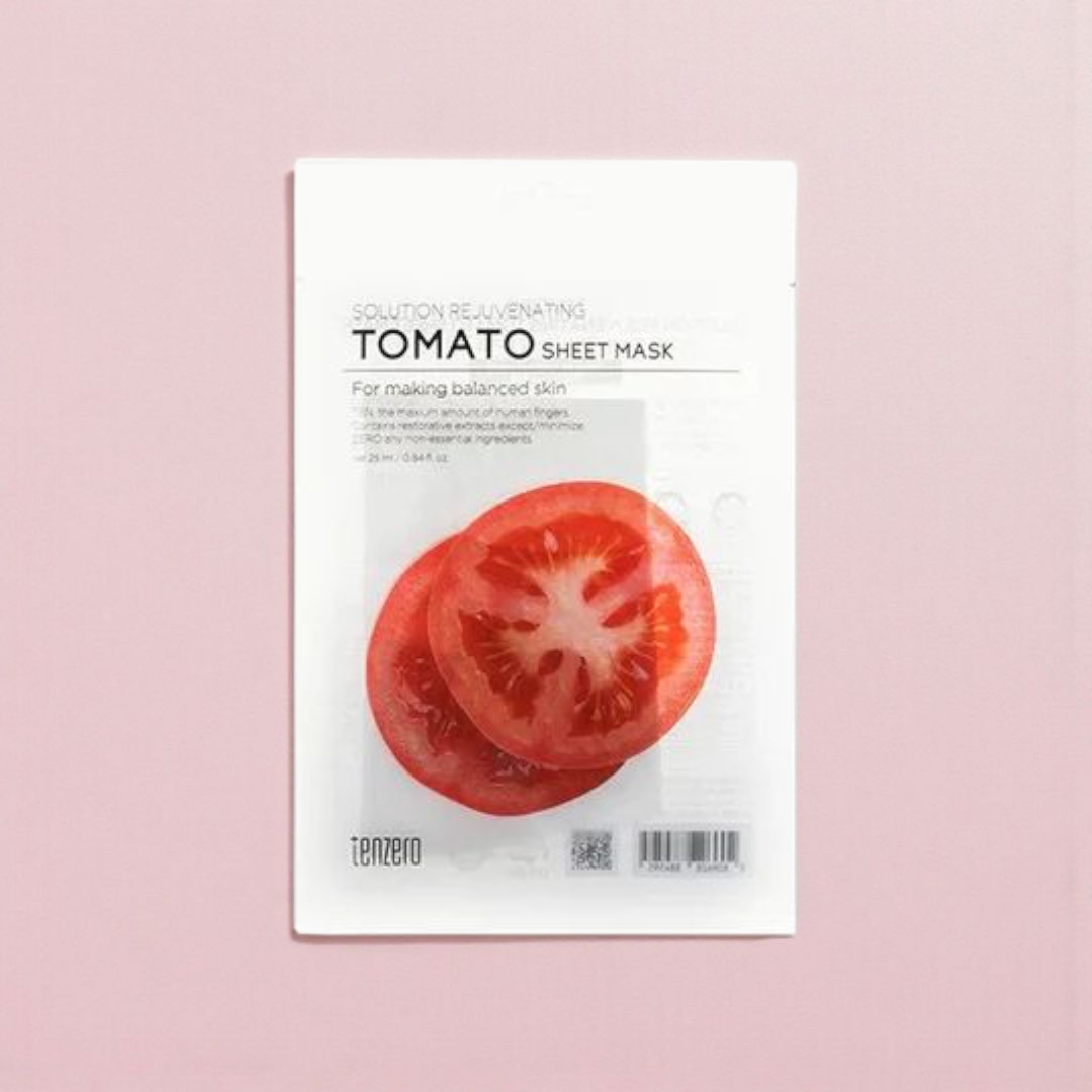 Tenzero Solution Rejuvenating Tomato Sheet Mask- 25ml