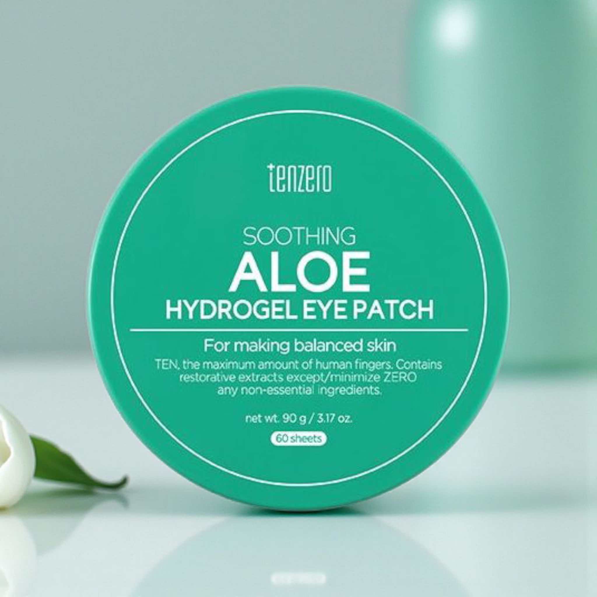 Tenzero Soothing Aloe Hydrogel Eye Patch (60 pairs) - 90gm