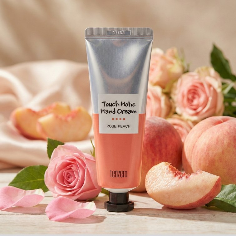 Tenzero Touch Holic Hand Cream (Rose Peach) - 50ml
