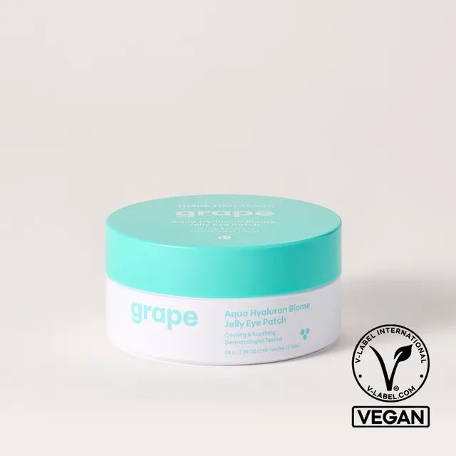 Thank You Farmer Grape Aqua Hyaluron Biome Jelly Eye Patch - 84g