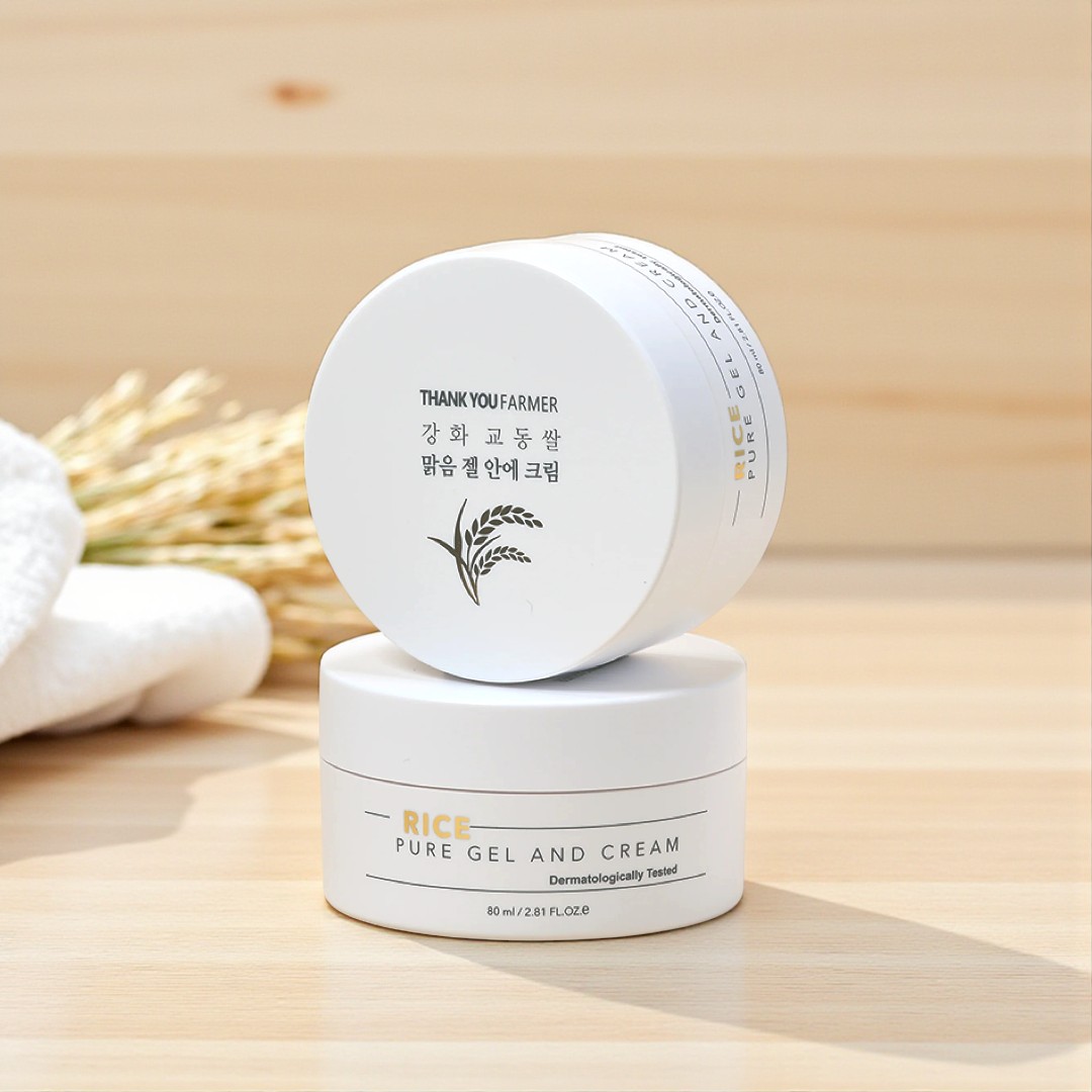 Thank you farmer rice pure gel and Cream - 80ml