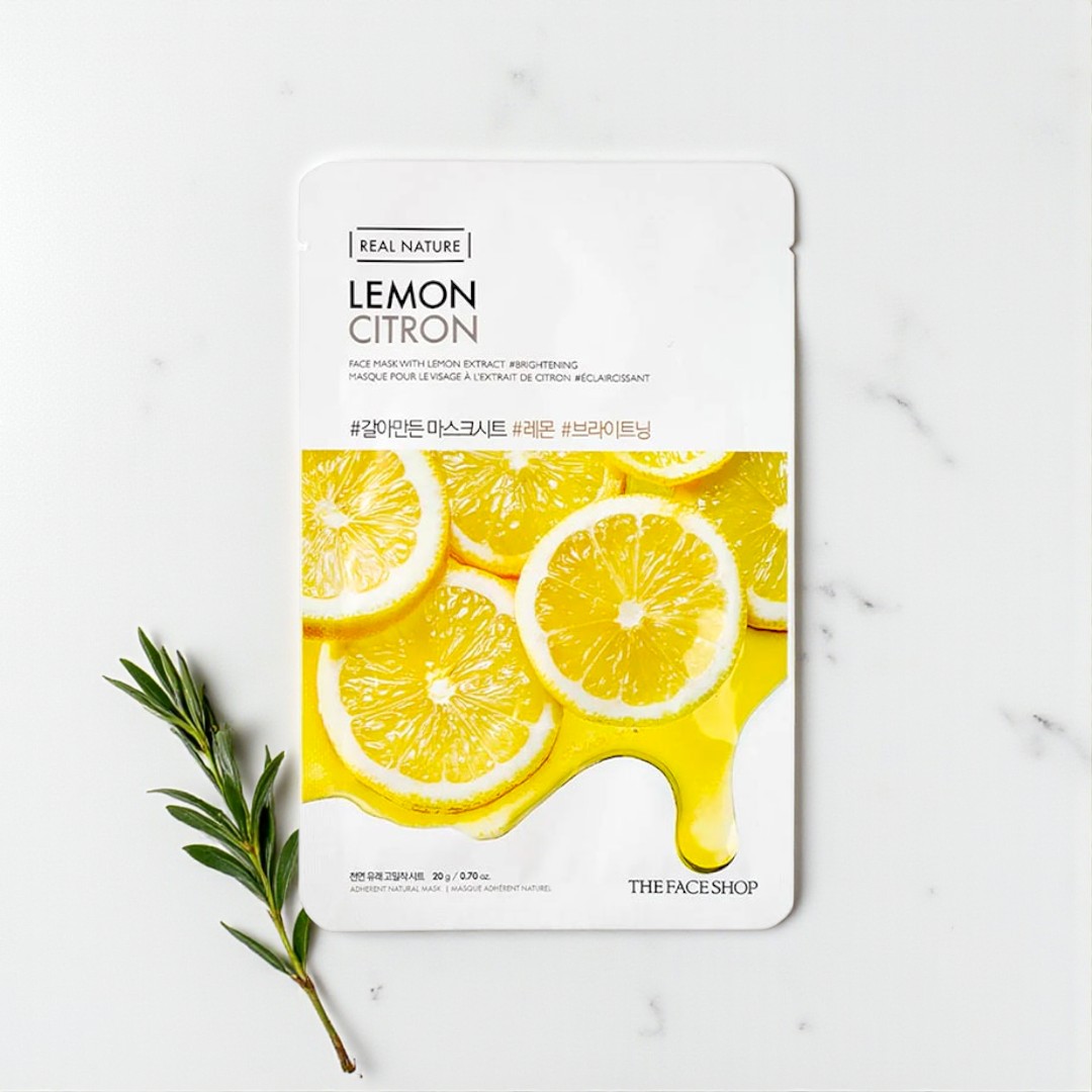 The face shop Real Nature Lemon Face Mask - 20g