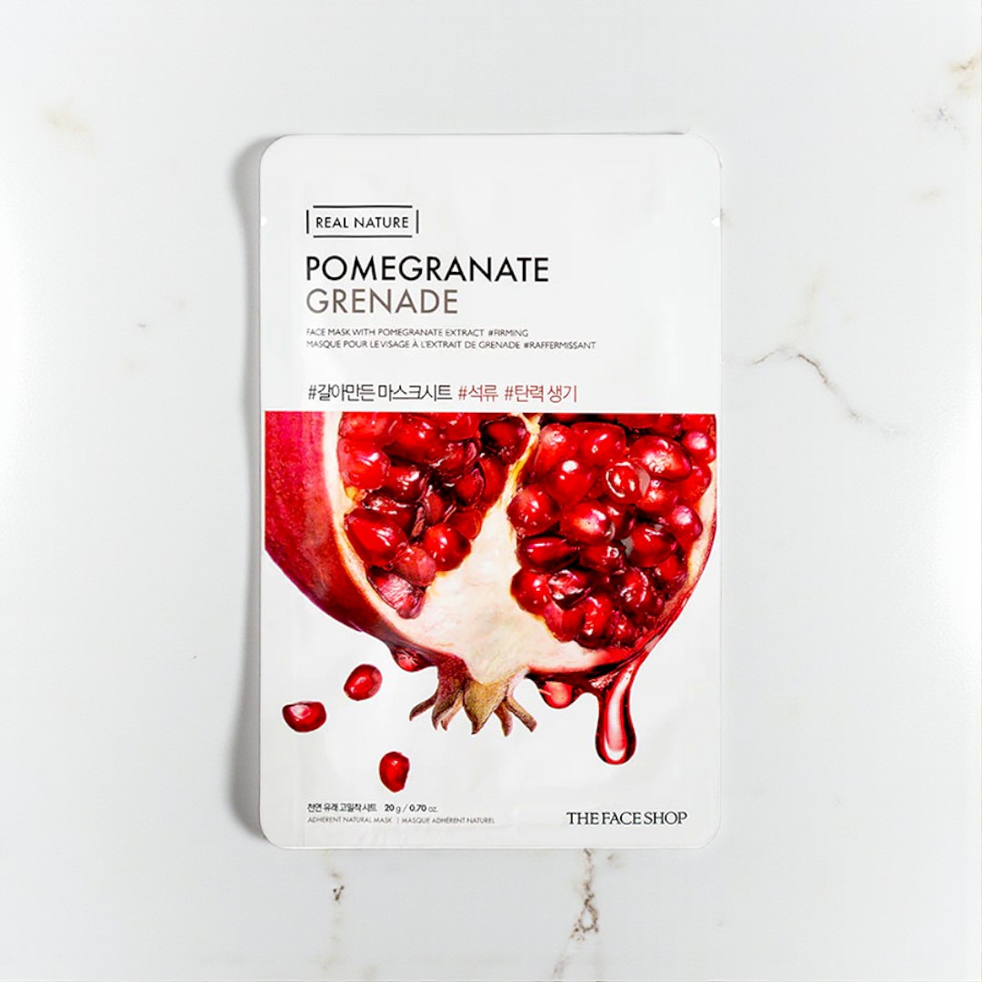 The face shop Real Nature Pomegranate Face Mask - 20g
