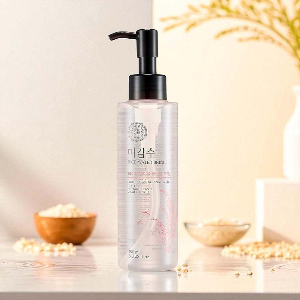 The face shop rice water Bright Cleansing Oil (light) - 150ml