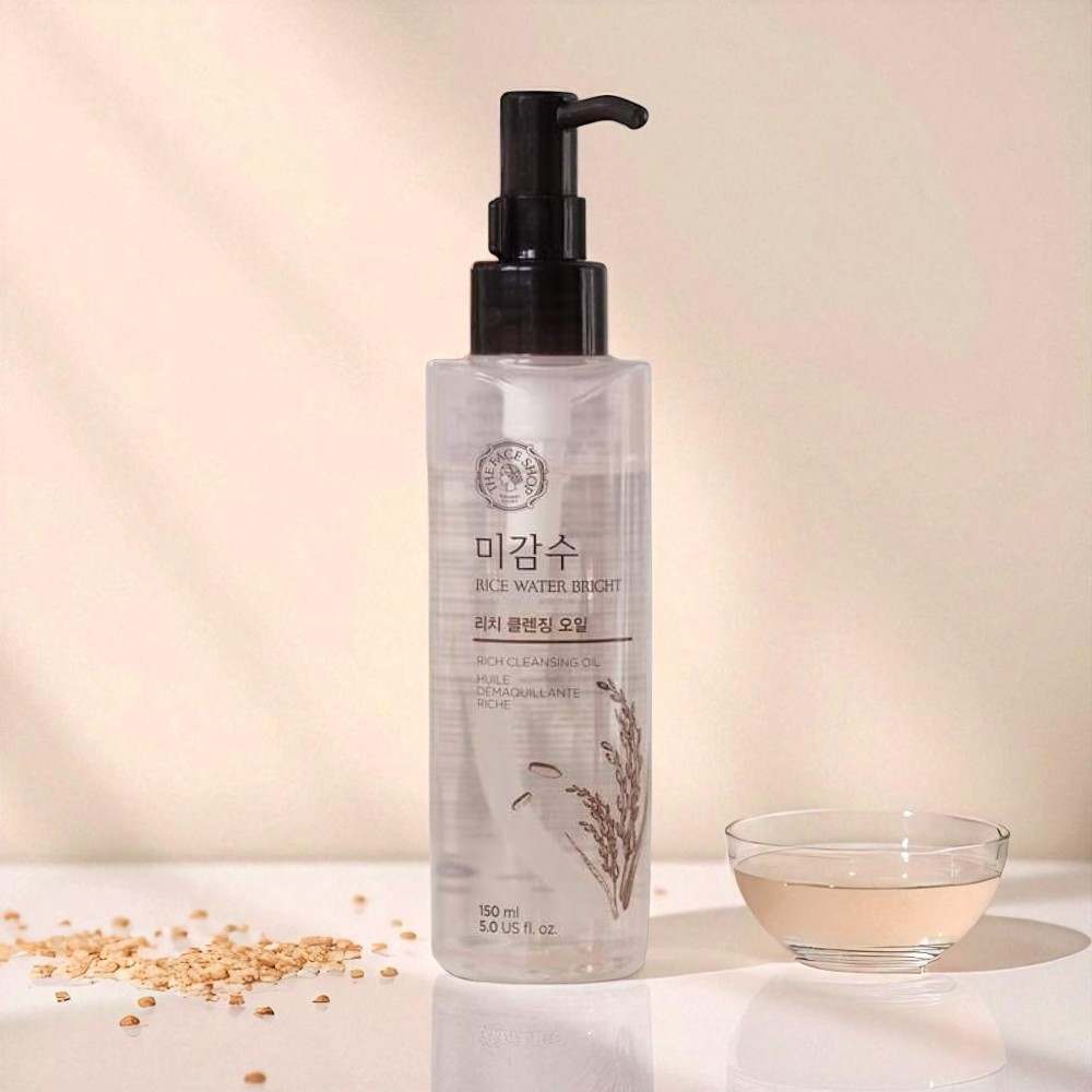 The face shop rice water bright cleansing oil (rich) - 150ml