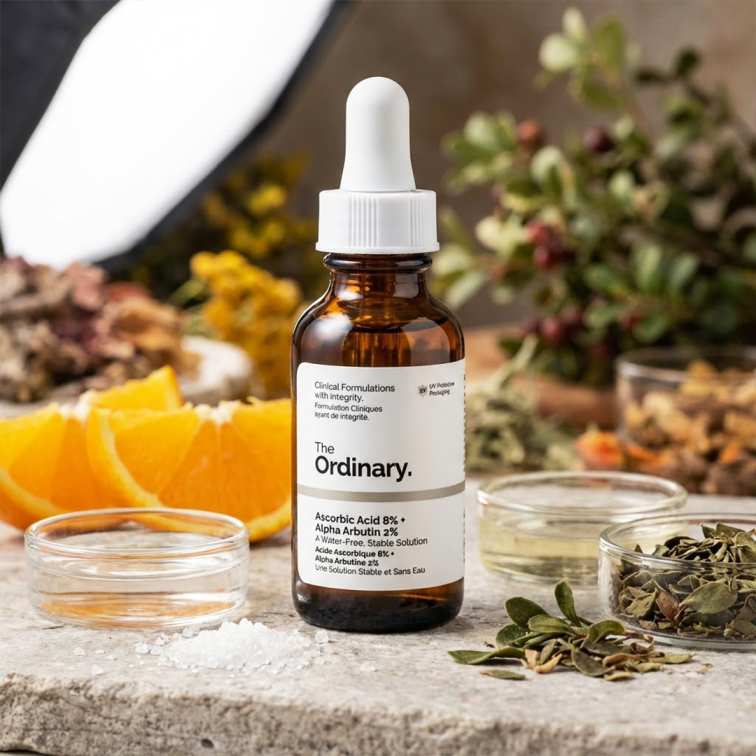 The Ordinary Ascorbic Acid 8% + Alpha Arbutin 2% Serum - 30ml (Korean version)