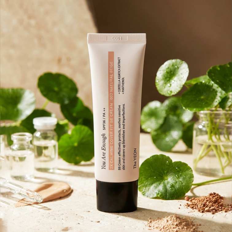 The Yeon 2x Calming Cover Fit BB (Natural Beige) Cream SPF36 PA++ - 50ml