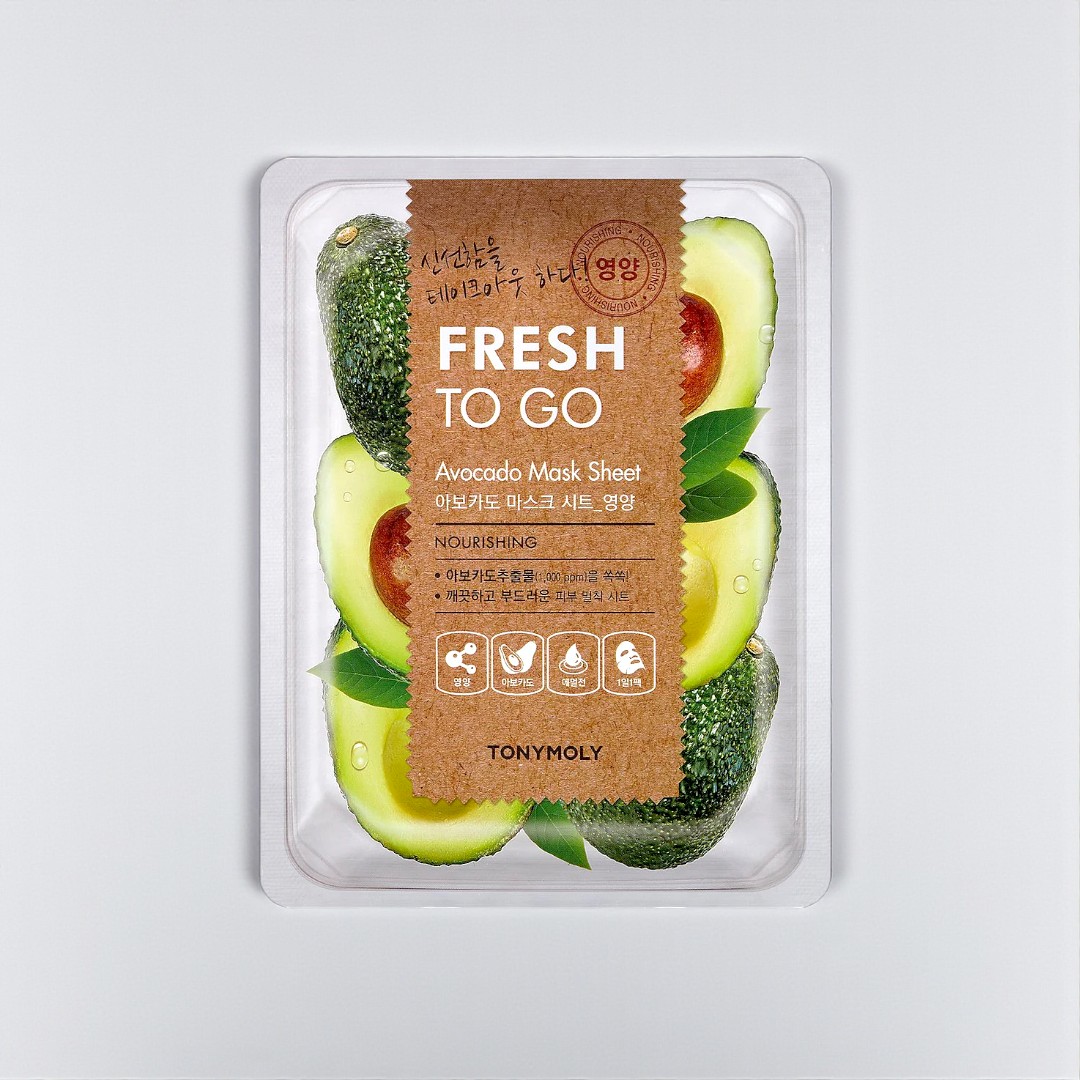 Tonymoly Fresh To Go Avocado Mask Sheet - 25g