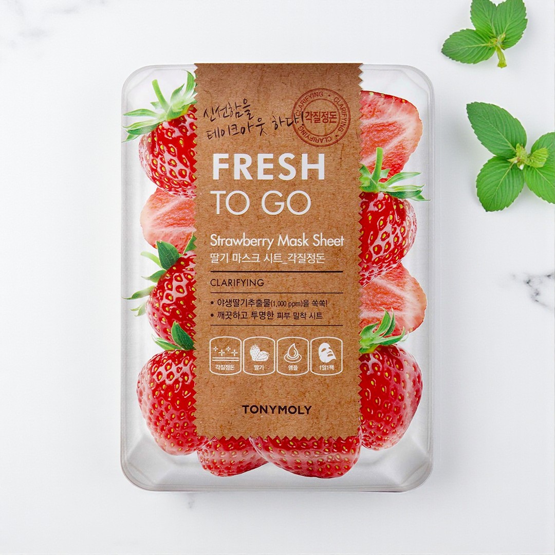 Tonymoly Fresh To Go Strawberry Sheet Mask - 20g