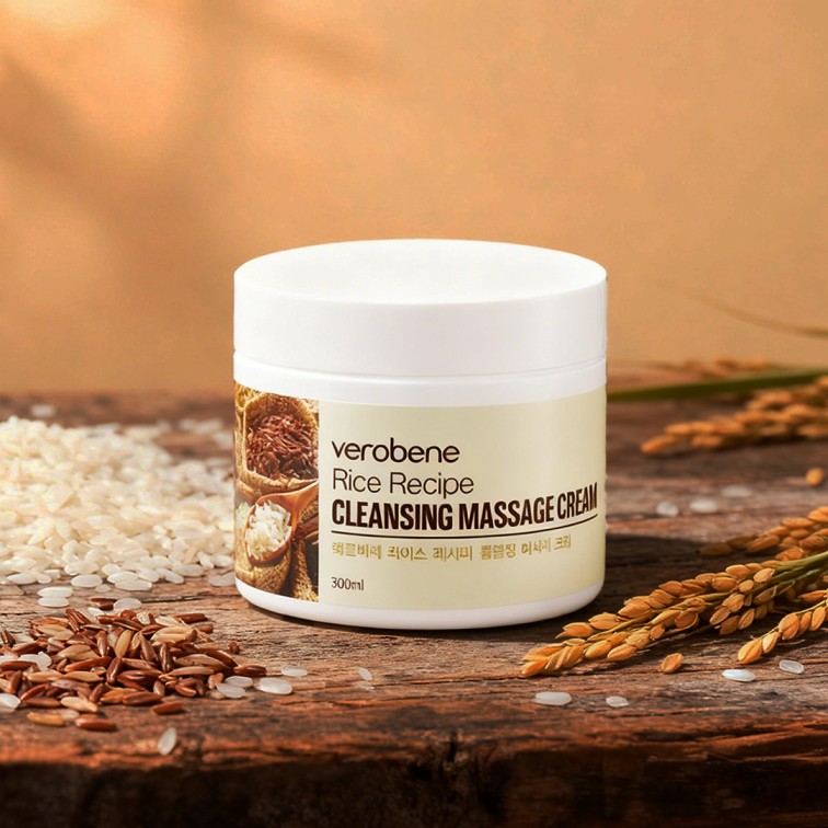 Verobene Rice Recipe Cleansing Massage Cream - 300ml